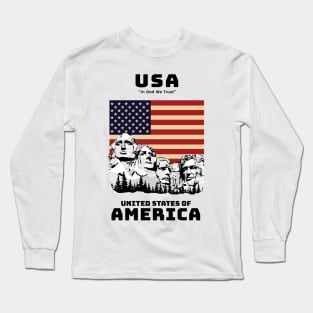 make a journey to America Long Sleeve T-Shirt